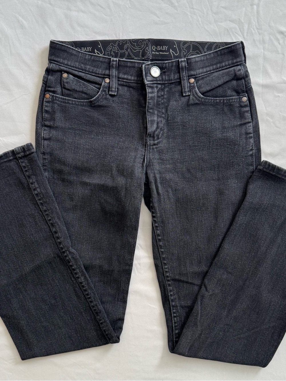 Wrangler Q-BABY Women’s Black Boot-Cut Jeans